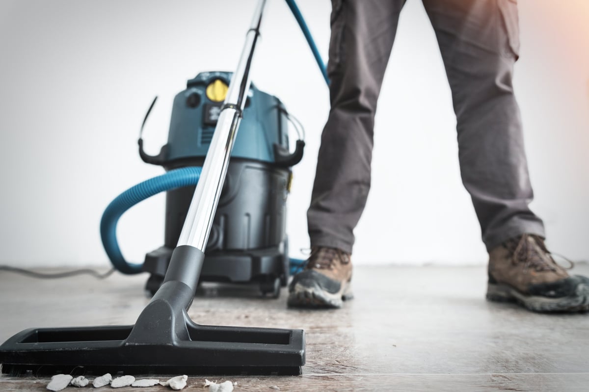 Deep dust removal, debris cleanup, window washing. Move-in ready finish.